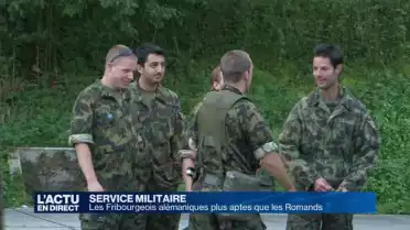 Armée: les Fribourgeois germanophones sont les plus aptes