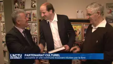 Lausanne et une commune kosovare réunies par le livre
