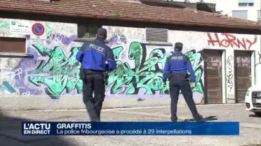 Une task force pour lutter contre les tags à Fribourg