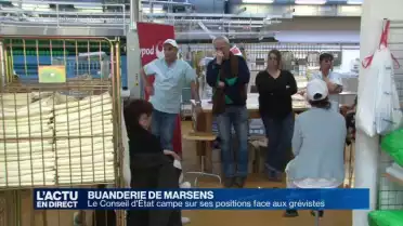 Buanderie de Marsens: la grève se poursuit