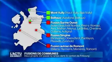 Votations: deux fusions de communes passent la rampe