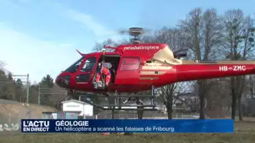 Un hélicoptère a scanné les falaises fribourgeoises