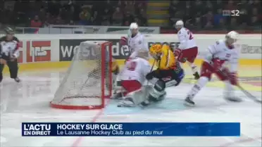 Le Lausanne Hockey Club est au pied du mur