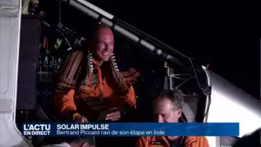 Bertrand Piccard enchanté de son étape en Inde