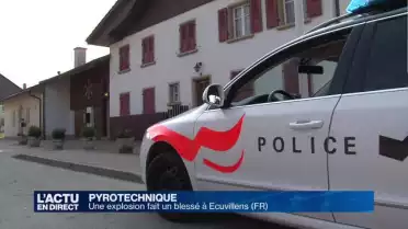Explosion à Ecuvillens: le centre du village bloqué