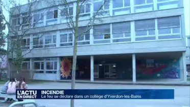 Un incendie dans un collège d&#039;Yverdon