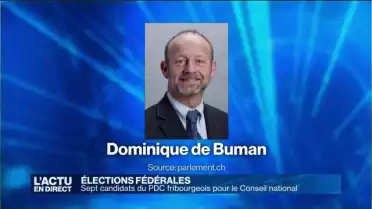 Sept candidats du PDC fribourgeois pour le Conseil national