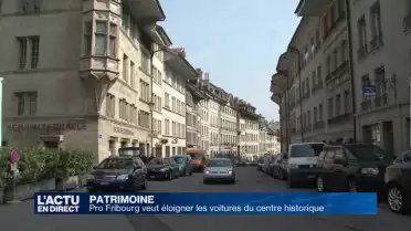 Pro Fribourg ne veut plus de voitures au quartier du Bourg