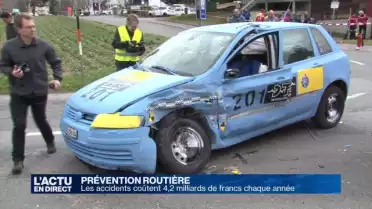 Les accidents coûtent 4,2 milliards de francs chaque année