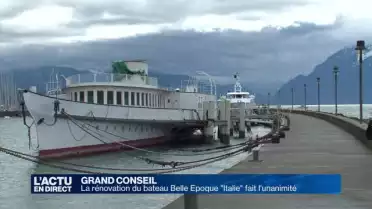 La rénovation du bateau &quot;Italie&quot; fait l&#039;unanimité