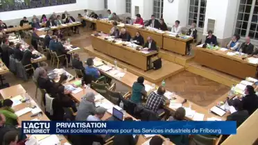 Transformation des services industriels en deux sociétés