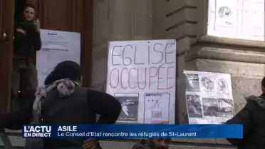 Le Conseil d&#039;Etat rencontre les réfugiés de Saint-Laurent