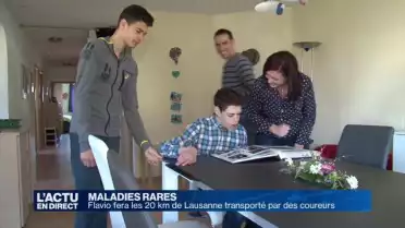 Atteint d&#039;une maladie rare, il fera les 20 km de Lausanne