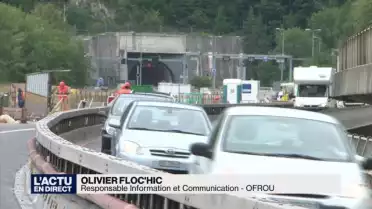 A9: les travaux reprennent sur le viaduc de Chillon