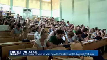Bourses d&#039;étude: le Conseil fédéral rejette l&#039;initiative