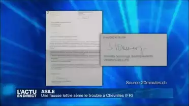 Une fausse lettre crée des remous à Chevrilles