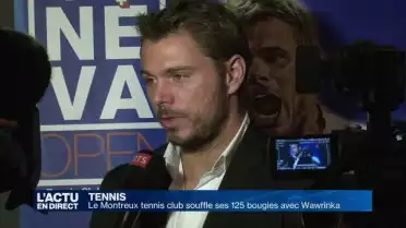 Les 125 ans du Montreux tennis club avec Stanislas Wawrinka