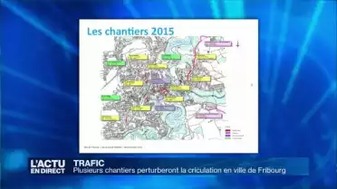 Revivez la planification des chantiers routiers à Fribourg