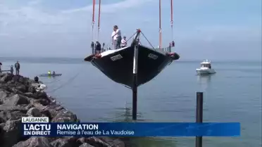 Revivez la mise à l&#039;eau de la Vaudoise