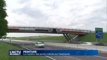Le mystère des ponts peints sur l&#039;autoroute