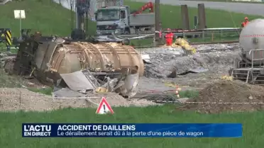 Le déraillement serait dû à la perte d&#039;une pièce d&#039;un wagon