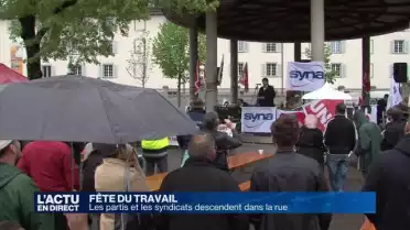 Fête du travail: partis et syndicats descendent dans la rue