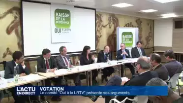 Le comité &quot;oui à la LRTV&quot; a présenté ses arguments