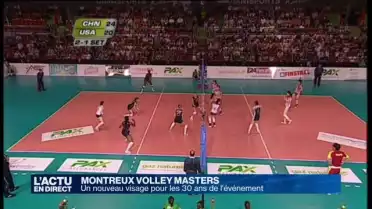 Montreux volley masters: un nouveau visage pour les 30 ans
