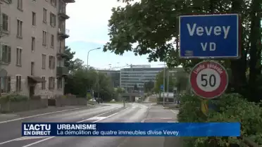 La démolition de quatre immeubles divise à Vevey