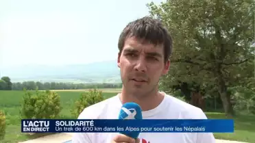 Un trek alpin pour venir en aide aux Népalais