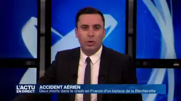 Un biplace parti de Lausanne s&#039;écrase en France