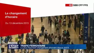 Résumé de la présentation du nouvel horaire CFF