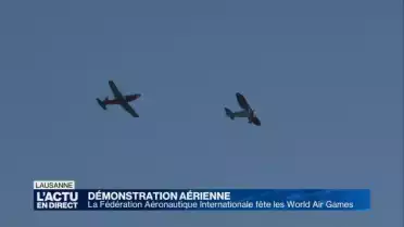 Revivez la démonstration aérienne au dessus Lausanne