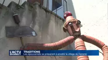Les épouvantails se préparent à envahir le village de Denens