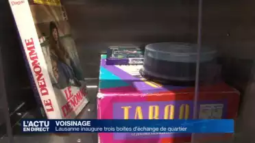 Lausanne inaugure trois boîtes d&#039;échange de quartiers