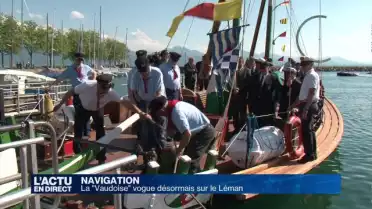 La &quot;Vaudoise&quot; vogue désormais sur le Léman