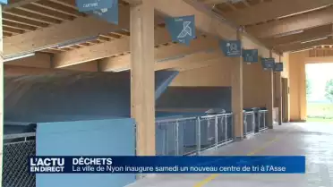 La ville de Nyon inaugure une nouvelle déchèterie