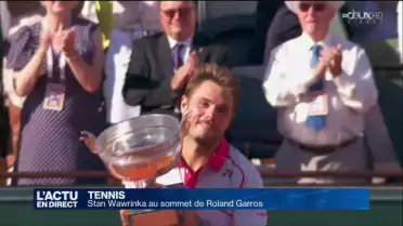 Stan Wawrinka au sommet de Roland Garros