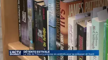 Des centaines de livres à prendre ou à échanger à Fribourg
