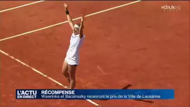 Le prix de la ville de Lausanne pour Wawrinka et Bacsinszky
