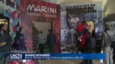 Blutch, Mickey et Hugo Pratt en septembre à BD-FIL