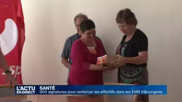 Pétition pour renforcer le personnel des EMS fribourgeois