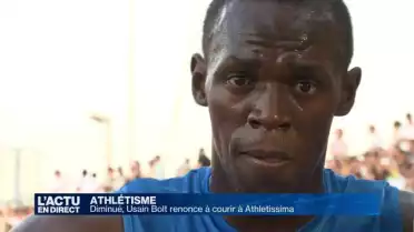 Diminué, Usain Bolt renonce à courir à Athletissima