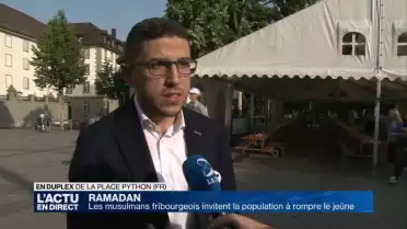 Rompre le jeûne avec la population fribourgeoise