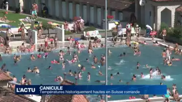 Record de chaleur historique en Suisse romande