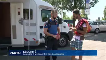 La police de proximité part à la rencontre des Lausannois