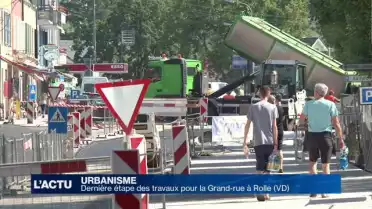 Dernière étape des travaux de la Grand-Rue à Rolle