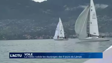 La météo rudoie les équipages des 5 jours du Léman