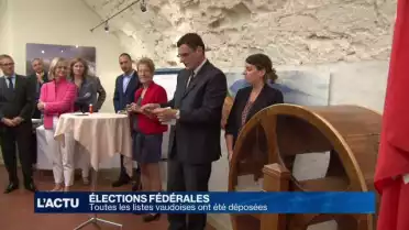 Les Vaudois ont déposé leurs listes pour les fédérales