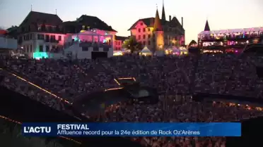 Affluence record pour la 24e édition de Rock Oz&#039;Arènes